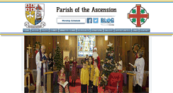 Desktop Screenshot of parishoftheascension.ca